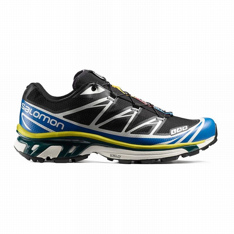 Zapatillas Trail Running Salomon Hombre Negras / Azules - Salomon Argentina XT-6 ,928053-WZK